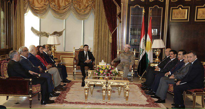 Barzani Demirtaş’ı kabul etti